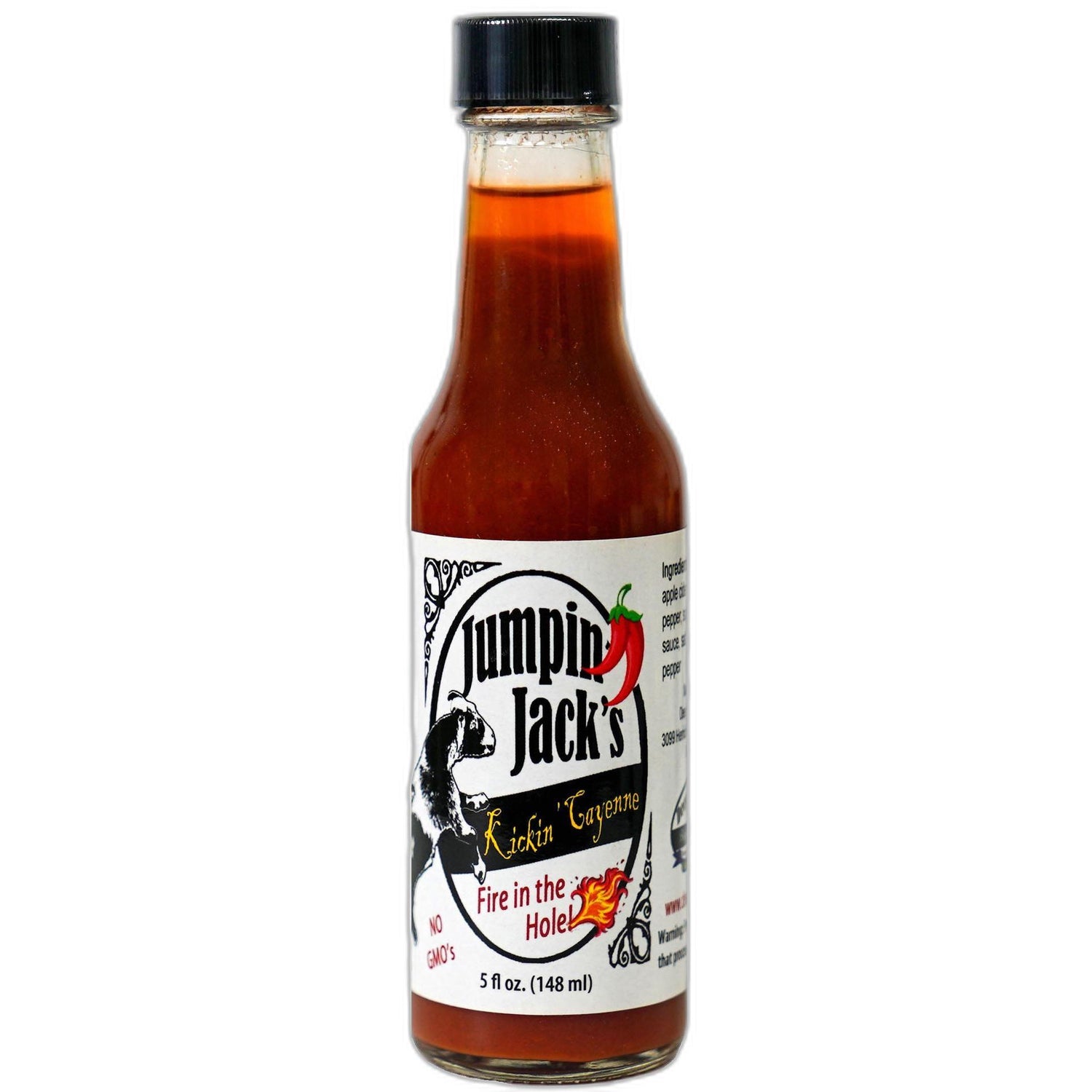 Jumpin' Jack's Kickin' Cayenne Hot Sauce-DC-Deep Fork Foods-Big Cart USA